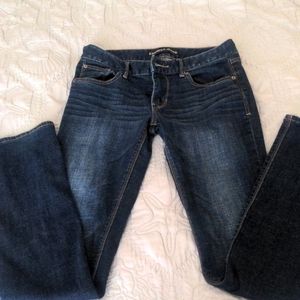 Express jeans barely boot lowrise